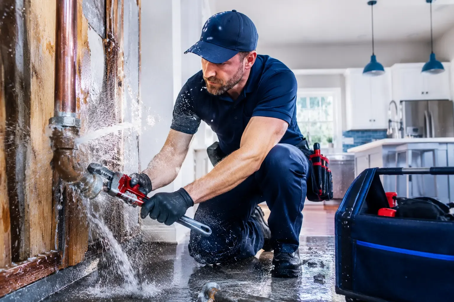 Local emergency pipe repair professionals in Olsburg, KS